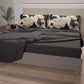 Lenzuola in Cotone, Completo Letto con Federe in Stampa Digitale Mariposa 05 Nero