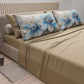 Lenzuola in Cotone, Completo Letto con Federe in Stampa Digitale Floreale F39