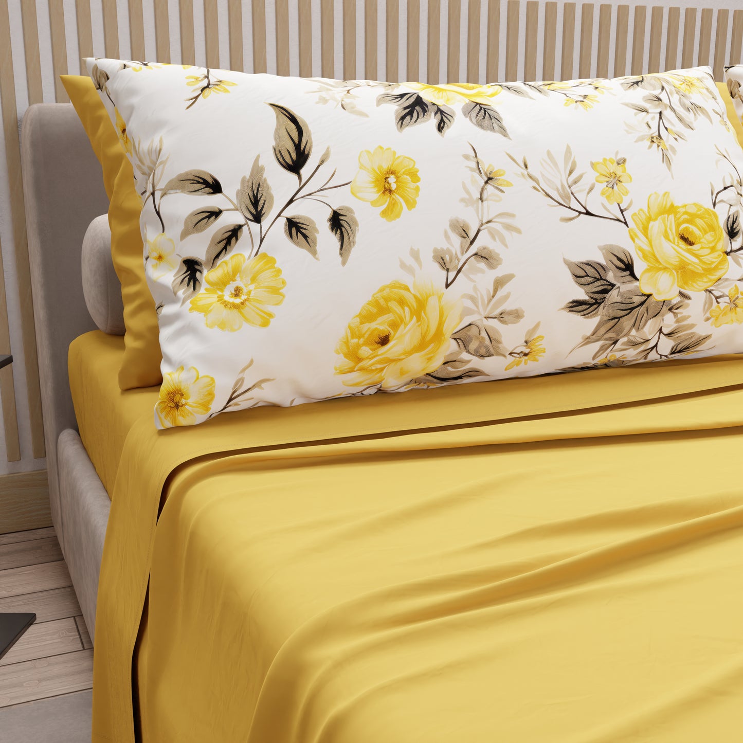 Lenzuola in Cotone, Completo Letto con Federe in Stampa Digitale Monaco