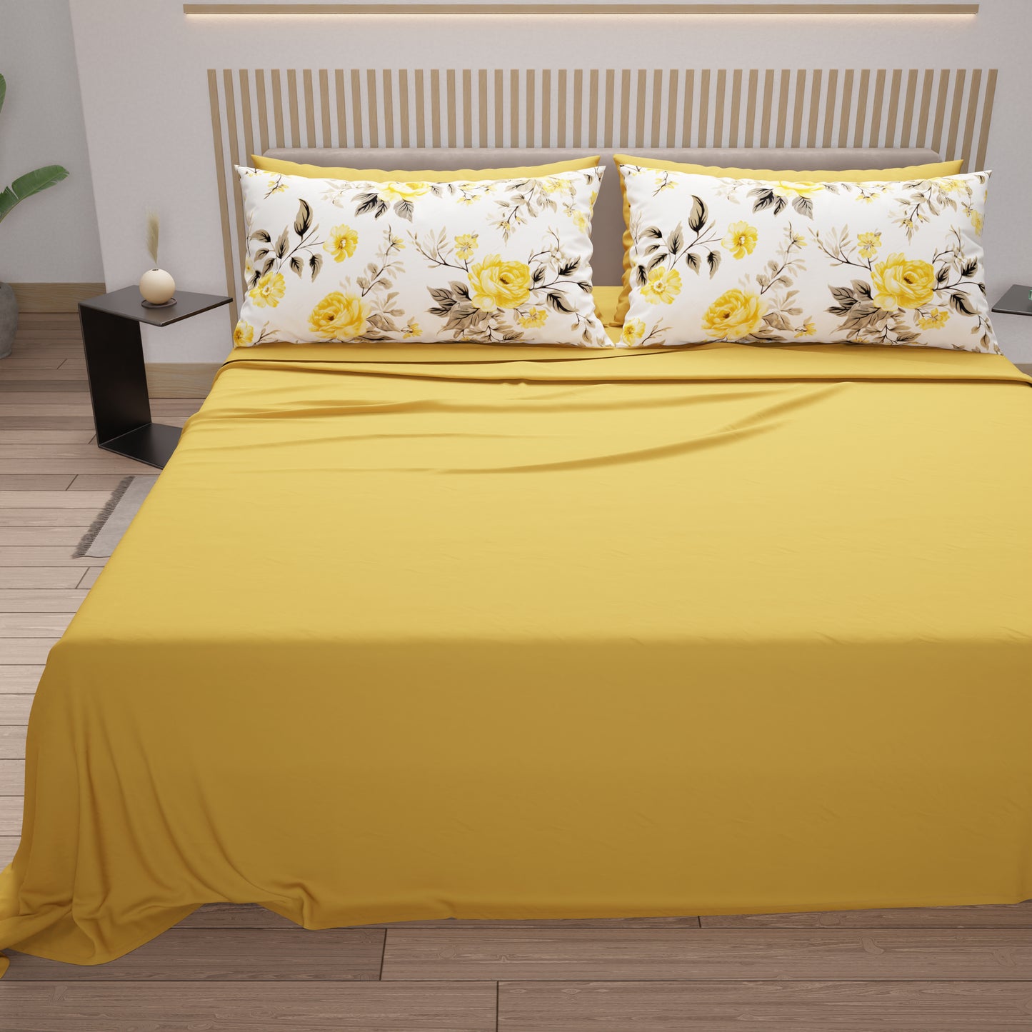 Lenzuola in Cotone, Completo Letto con Federe in Stampa Digitale Monaco