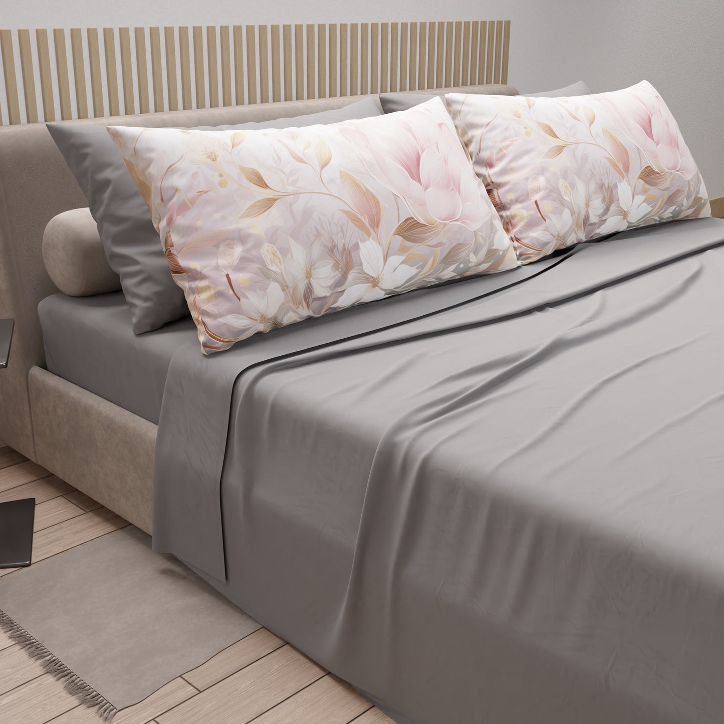 Lenzuola in Cotone, Completo Letto con Federe in Stampa Digitale Tokyo