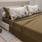 Lenzuola in Cotone, Completo Letto con Federe in Stampa Digitale Floreale F5