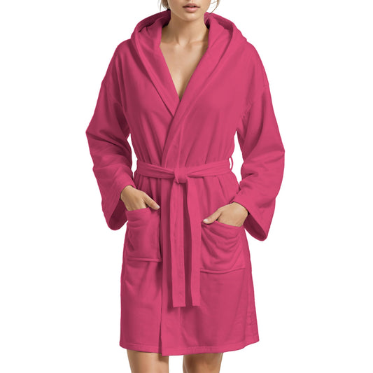 Accappatoio Microfibra Uomo e Donna Fucsia