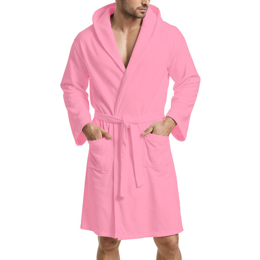 Accappatoio Microfibra Uomo e Donna Rosa