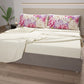 Lenzuola in Cotone, Completo Letto con Federe in Stampa Digitale Ortensia