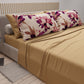 Lenzuola in Cotone, Completo Letto con Federe in Stampa Digitale Floreale F7