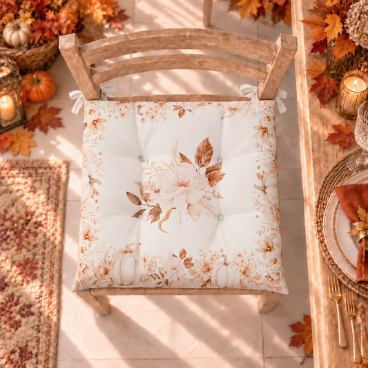 Coussins pour chaises Housses de chaise 6 pièces Autumn Flowers