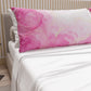 Lenzuola in Cotone, Completo Letto con Federe in Stampa Digitale Marble 12 Rosa