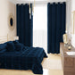 Trapunta, Trapunta Invernale Double Face in Morbido e Caldo Velluto Blu