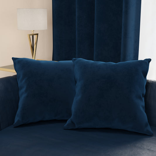 Cuscini Arredo in Velluto 2pz, Cuscini divano Blu