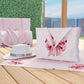Borsa Mare Donna, Borsa Spiaggia, Borsa Mare in Microfibra, Fiocco Rosa