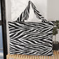 Borsa Mare Donna, Borsa Spiaggia, Borsa Mare in Microfibra, Zebra