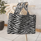 Borsa Mare Donna, Borsa Spiaggia, Borsa Mare in Microfibra, Zebra