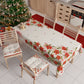 Nappe de Noël, Nappe de Table Anti-taches, Housse de Table de Cuisine Joyeux Noël