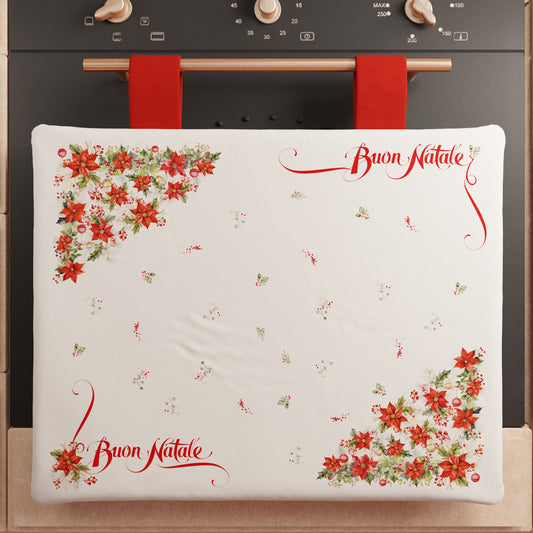 Housse de Four de Noël pour Cuisine en Impression Numérique Joyeux Noël
