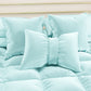 Coussins Décoratifs en Velours 2pcs, Coussins de Canapé Céleste