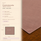 Centrotavola effetto velluto Cipria, 90 × 90 cm — scheda misure e contenuto