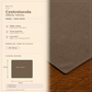 Centrotavola effetto velluto Fango, 90 × 90 cm — scheda misure e contenuto