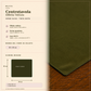 Centrotavola effetto velluto Verde Oliva, 90 × 90 cm — scheda misure e contenuto