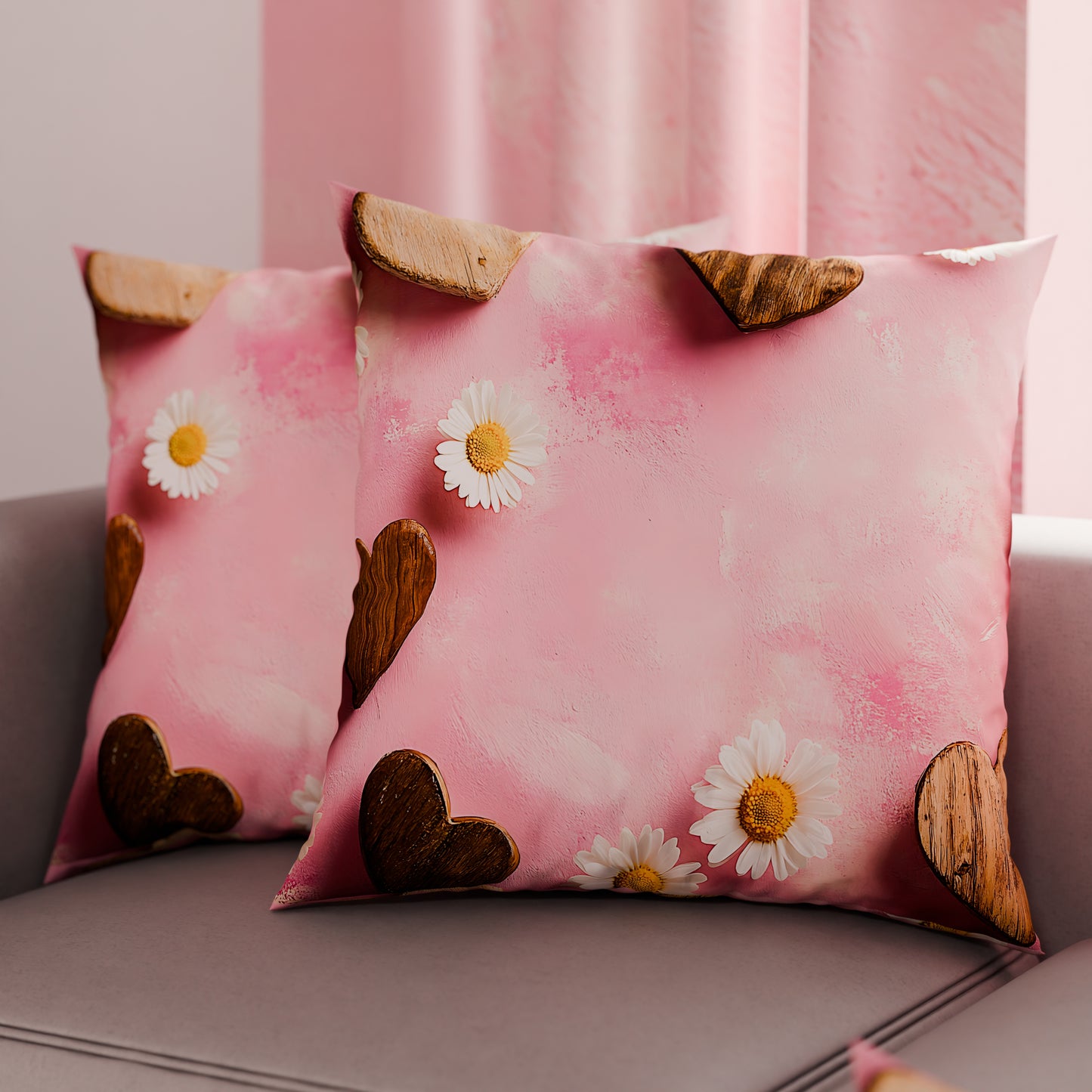 Cuscini, Copricuscini Divano, Cuscini Arredo in Stampa Digitale Shabby 326