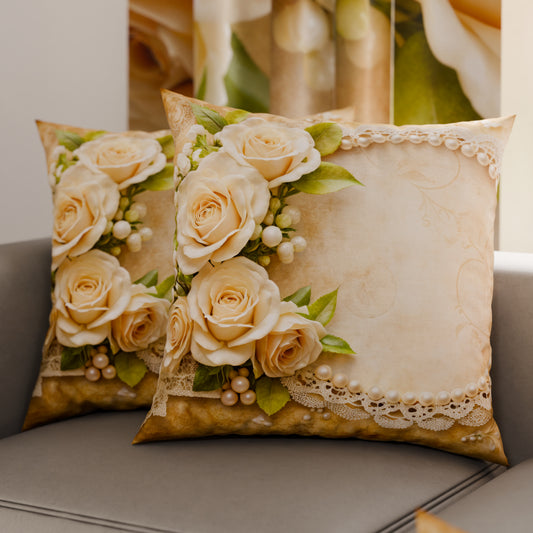 Cuscini, Copricuscini Divano, Cuscini Arredo in Stampa Digitale Shabby 342