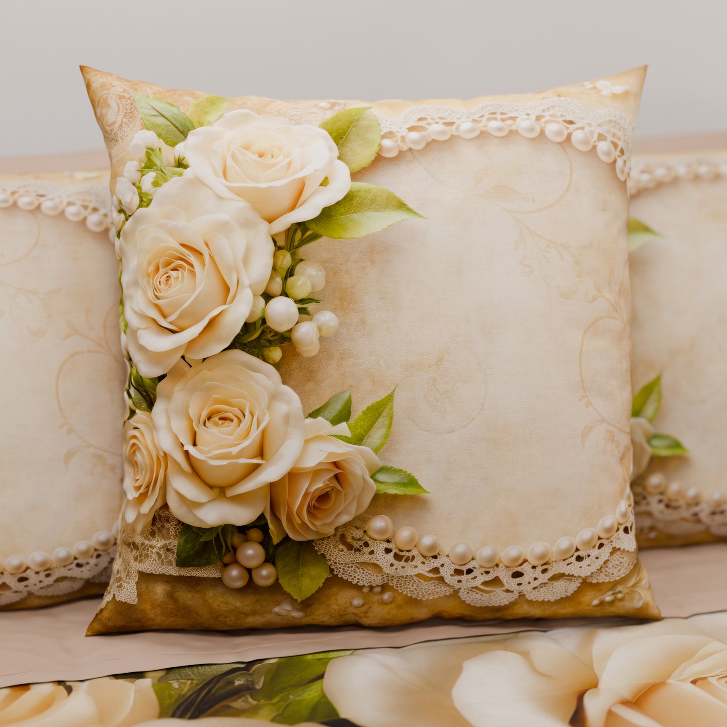 Coussins, Housses de coussin pour canapé, Coussins décoratifs en impression numérique Shabby 342