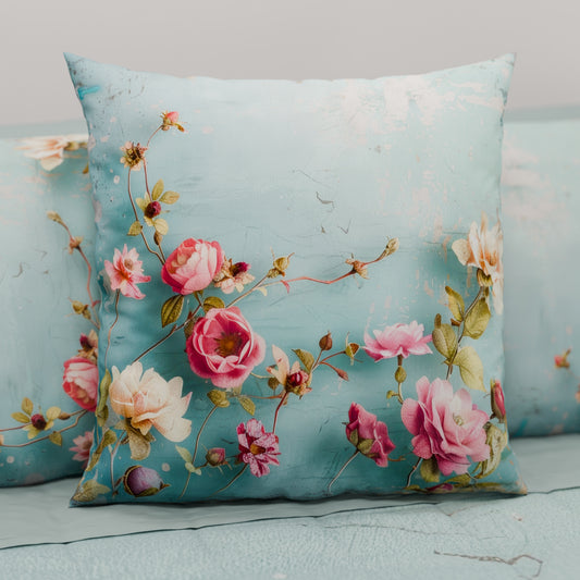 Cuscini, Copricuscini Divano, Cuscini Arredo in Stampa Digitale Shabby 345
