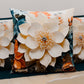 Coussins, Housses de Coussins pour Canapé, Coussins Décoratifs en Impression Digitale Florale 05-10