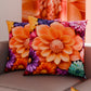 Coussins, Housses de Coussins pour Canapé, Coussins Décoratifs en Impression Digitale Florale 05-12