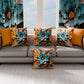 Coussins, Housses de Coussins pour Canapé, Coussins Décoratifs en Impression Digitale Florale 05-16