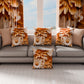 Coussins, Housses de Coussins pour Canapé, Coussins Décoratifs en Impression Digitale Florale 05-2