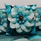 Coussins, Housses de coussin pour canapé, Coussins décoratifs en impression numérique florale 05-21