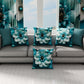 Coussins, Housses de coussin pour canapé, Coussins décoratifs en impression numérique florale 05-21