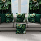 Coussins, Housses de coussin pour canapé, Coussins décoratifs en impression numérique florale 05-22
