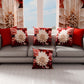 Coussins, Housses de coussin pour canapé, Coussins décoratifs en impression numérique florale 05-24