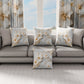 Coussins, Housses de Coussin pour Canapé, Coussins Décoratifs en Impression Digitale Florale 06-1
