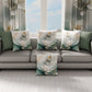 Coussins, Housses de coussin pour canapé, Coussins décoratifs en impression numérique florale 06-14