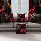 Coussins, Housses de coussin pour canapé, Coussins décoratifs en impression numérique florale 06-16