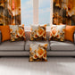 Coussins, Housses de coussin pour canapé, Coussins décoratifs en impression numérique florale 06-17