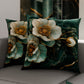 Coussins, Housses de coussin pour canapé, Coussins décoratifs en impression numérique florale 06-19