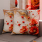 Coussins, Housses de Coussin pour Canapé, Coussins Décoratifs en Impression Digitale Florale 06-2