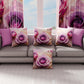 Coussins, Housses de Coussin pour Canapé, Coussins Décoratifs en Impression Digitale Florale 06-8