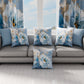 Coussins, Housses de coussin pour canapé, Coussins décoratifs en impression numérique florale F13