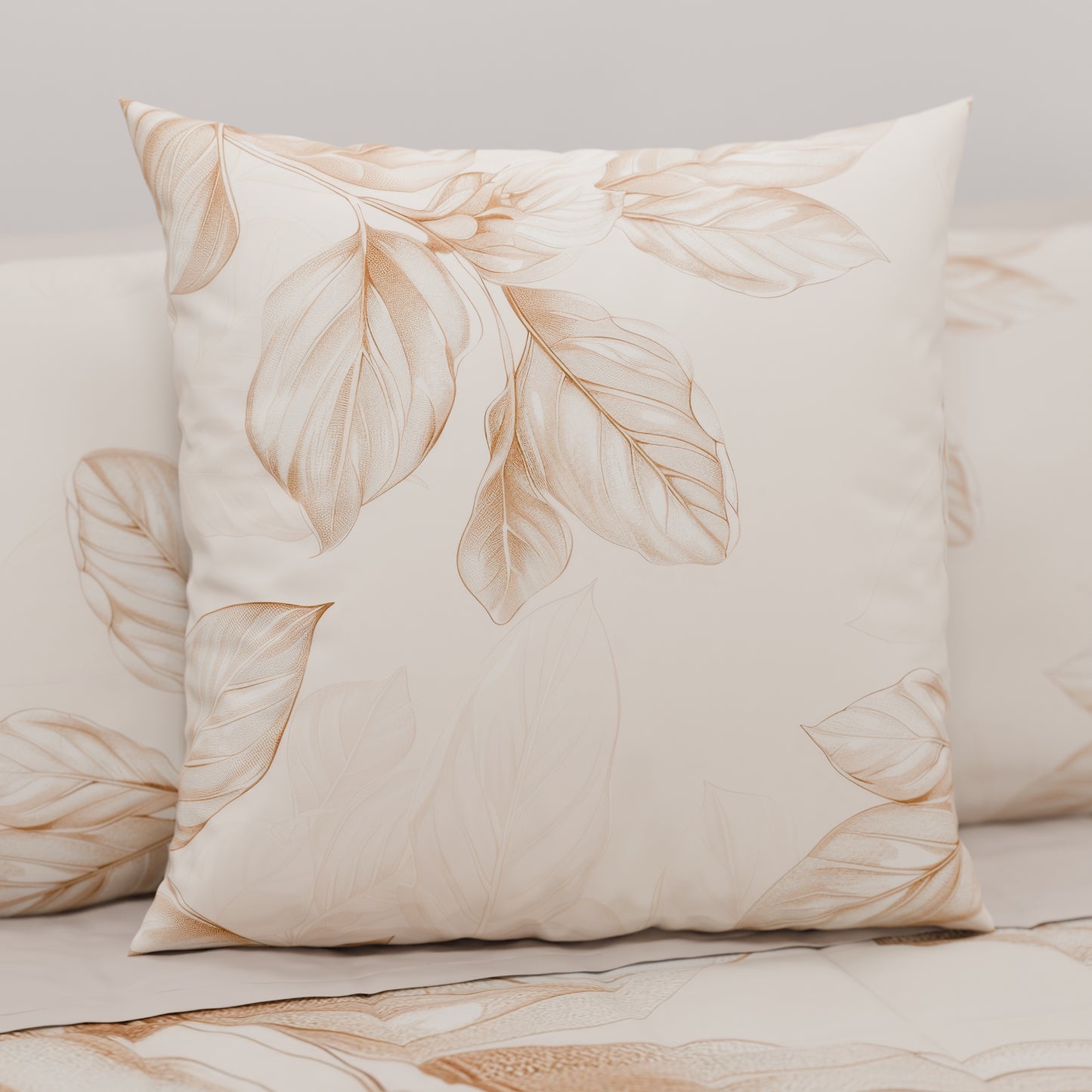 Coussins, Housses de coussin pour canapé, Coussins décoratifs en impression numérique florale F150
