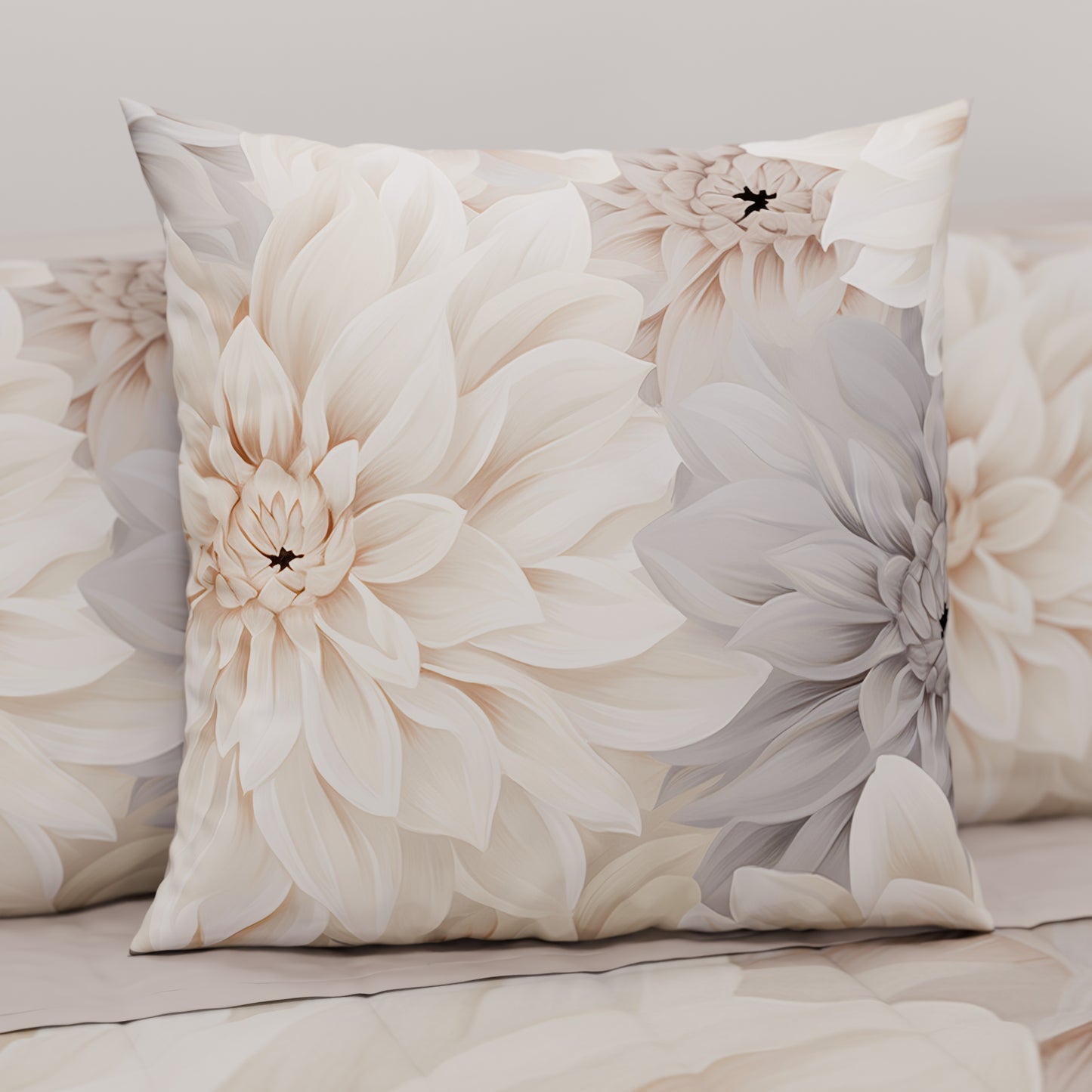 Coussins, Housses de coussin pour canapé, Coussins décoratifs en impression numérique Floral F25