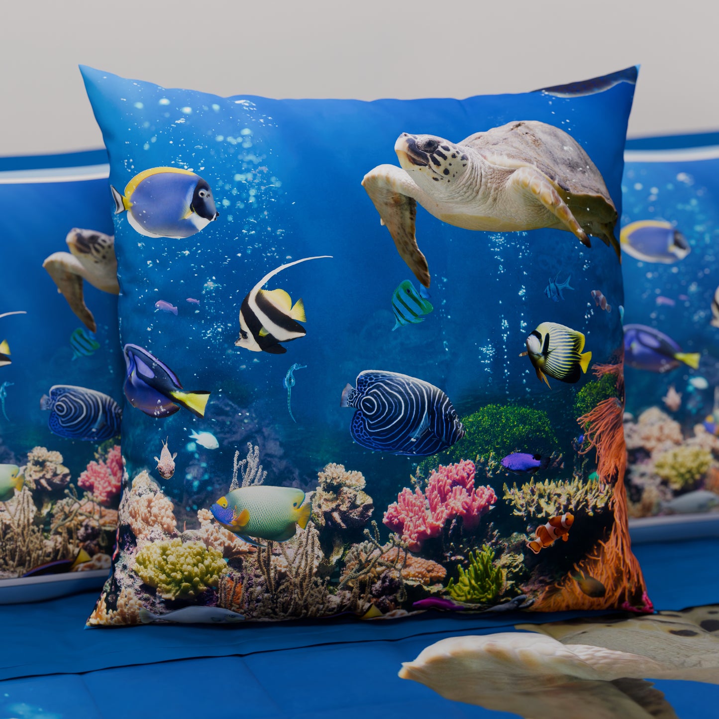 Coussins, housses de coussin pour canapé, coussins décoratifs en impression numérique Aquarium