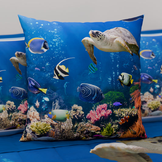 Cuscini, Copricuscini Divano, Cuscini Arredo in Stampa Digitale Acquario