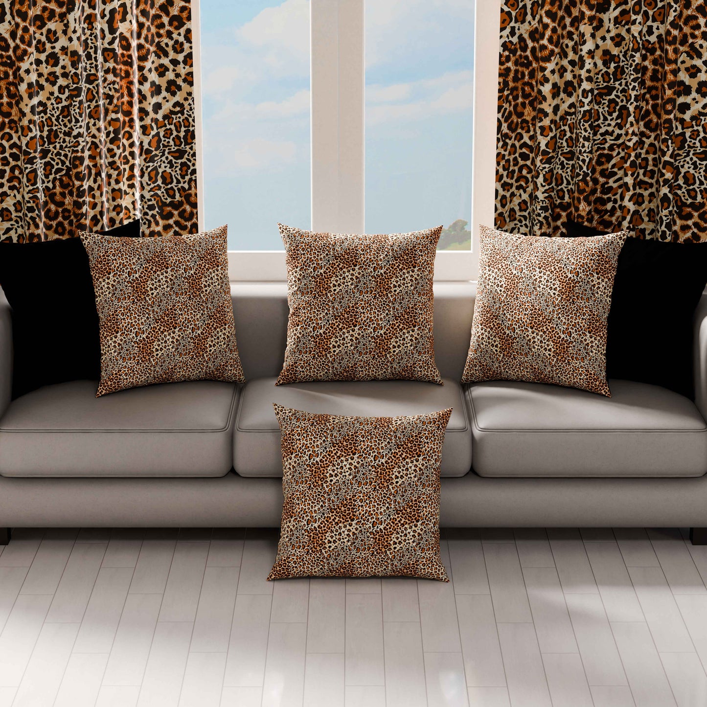 Cuscini, Copricuscini Divano, Cuscini Arredo in Stampa Digitale Animalier Maculato