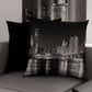Coussins, Housses de coussin pour canapé, Coussins décoratifs en impression numérique Ville 03