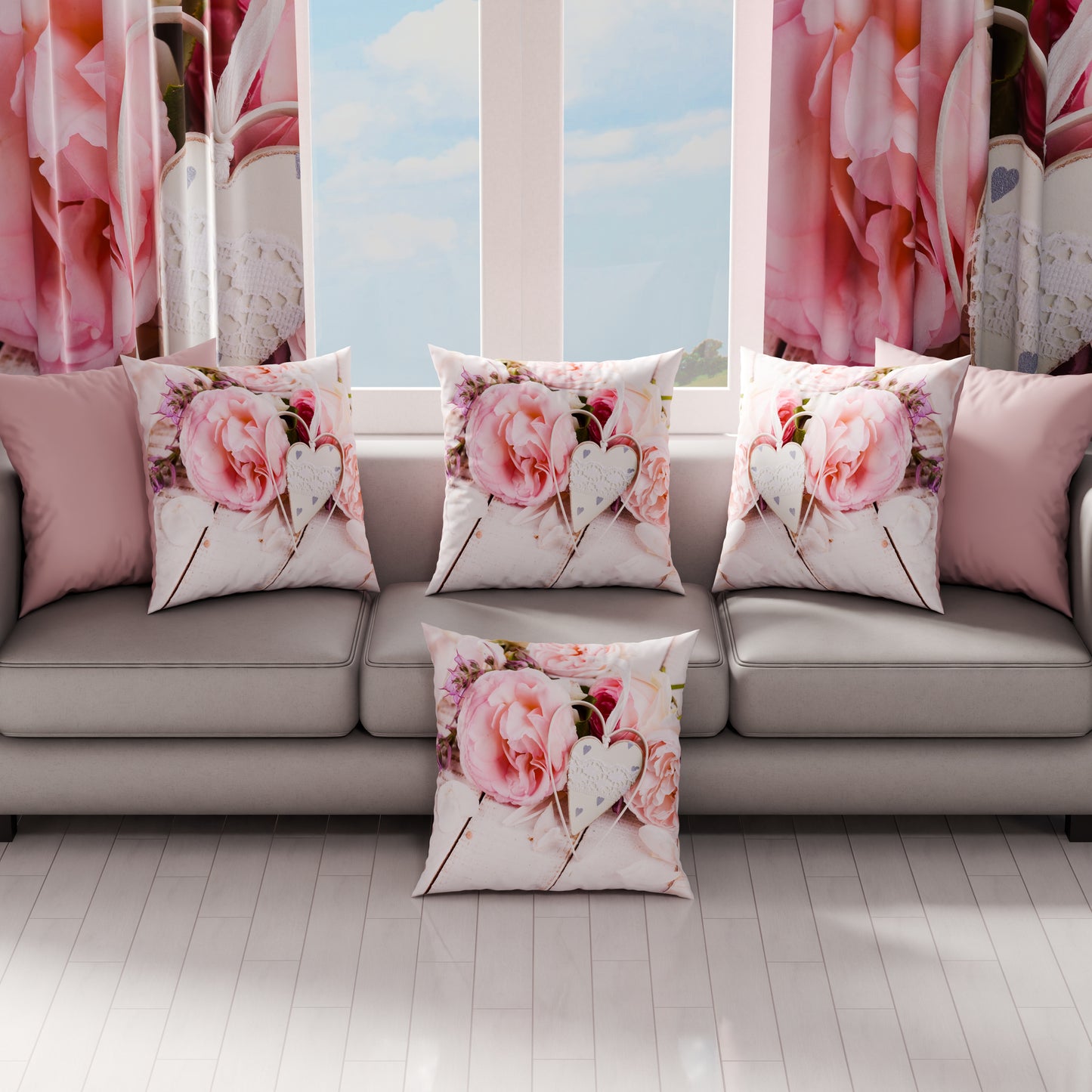 Cuscini, Copricuscini Divano, Cuscini Arredo in Stampa Digitale Country Chic